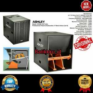 [ORIGINAL] SUBWOOFER PASIF ASHLEY ZOOM 185 TURBO ZOOM185 ORIGINAL 18 INCH BOX TURBO