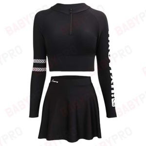 ชุดว่ายน้ำผู้หญิง Swimming costume (ขนาดก่อนยืด : รอบอก28” เอว22“) ผ้าโพลีเอสเตอร์ ชุดว่ายน้ำเซต2ชิ้น (พร้อมส่ง)