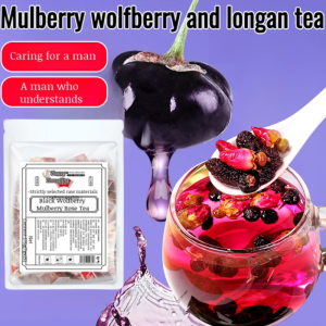 〔Fearless of Staying Up Late〕Mulberry Goji Berry Rose Tea Sleep Relaxation Natural Sleep Aid Tea Health Tea bag桑葚枸杞玫瑰养生茶