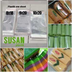 ONE SHEET 9X20 TEBAL 20 MIC/ PLASTIK BOLU GULUNG