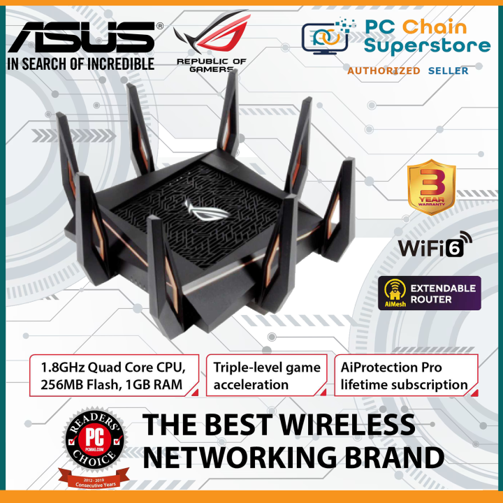 ASUS ROG Rapture GTAX11000 Triband WiFi Gaming Router World's first