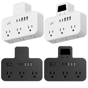 Advanced USB C Power Stations with Quick Charges 3.0 Multiple Outlets Universal 110V Journey Essential for Abroad Use