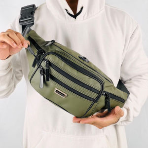 TAS SELEMPANG PRIA WANITA POLO AMSTAR BIG SIZE 7 RUANG ANTI AIR WAISTBAG