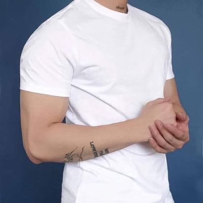 Áo thun CỔ TRÒN nam nữ kiểu trơn tay ngắn, vải Cotton dày co dãn 4 chiều không ra Màu