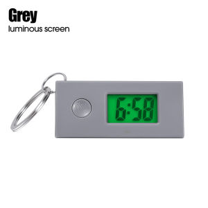 Digital Electronic Clock Silent Luminous Mini Portable Digital Electronic Clock Student Exam Study Library Pocket Watch Green Backlight LCD Display