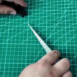 Stainless Steel Taper Welding Gap Gauge Depth Ruler Weld Inspection Measuring Tool for Weld Joint & Hole Gap Measurement