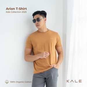 Kale Arion T-shirt Basic Organic Cotton 30s Asian Fit | Dusty Brown
