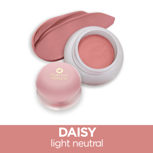 Human Nature Petal Pop Self-Setting Blush Cream to Powder Soft Focus Natural Finish 4g