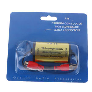 438178 ZXC RCA Audio Noise Filter Suppressor Ground Loop Lsolator For Car And Home Stereo 2×RCA Male 2×RCA Female