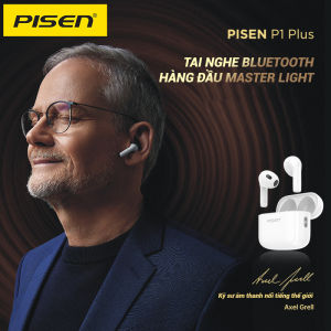 Tai nghe không dây PISEN True Wireless Buds P1 Plus Trắng. Model: BHD-TW6 - Hàng chính hãng bảo hành 18 tháng