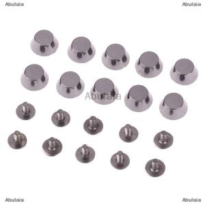 [COD] Abulaia 10sets Metal Bag Legs Bottom Rivets For DIY Leather Studs Bag Wear Protection Rivets For Bag Bottom Bag Belt Accessories