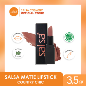 SALSA Matte Lipstick 3.5gr - Longlasting - Tranferproof - Ringan - 12 Shade - Ratu Kosmetik Online