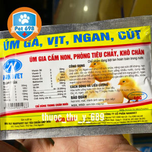 ÚM GÀ VỊT NGAN CÚT gói 50g - NANOVET tăng sức đề kháng bổ sung các vitamin PET-689