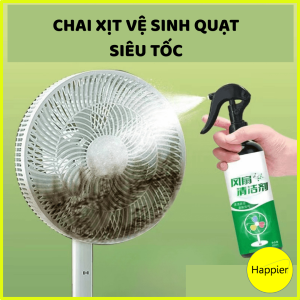 Chai Xịt Vệ Sinh Quạt Máy Không Cần Tháo Rời Khử Khuẩn Siêu Tốc
