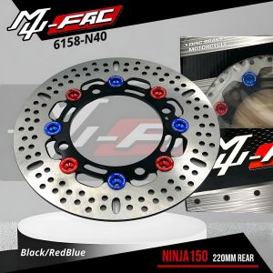 DISC PIRINGAN CAKRAM 220MM NINJA 150 R KR SS BELAKANG DISK BRAKE REAR DISCBRAKE BY MU-FAC