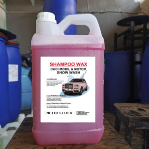 PREMIUM SHAMPOO 5 LITER PINK AROMA BUBBLE GUM CUCI MOBIL MOTOR MULTI KENDARAAN SNOW WASH SALJU