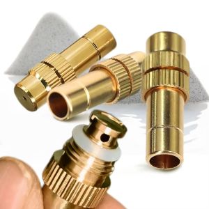 FLYING OD 8mm Misting Nozzle Brass Adjustable Irrigation Nozzle Durable Low Pressure Cooling Nozzle