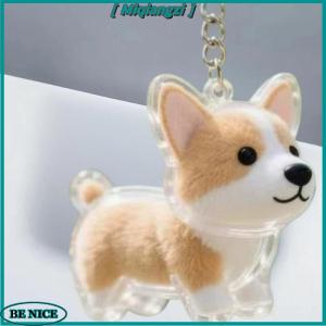[miqiangzi] Con Chó Hình Dạng Pet Tóc Lưu Trữ Hộp Trong Suốt DIY Handmade Pet Tóc Keychain Ba Lô Trang Trí Nội Thất Phụ Kiện Lưu Niệm Bộ Sưu Tập Quà Tặng