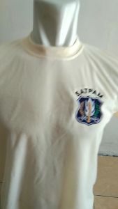 Kaos Satpam Cream Bordir