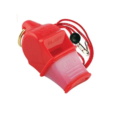 Canada Original Fox 40 SONIK BLAST CMG Whistle with Lanyard 2-Chamber Pealess 120 dB Fox40 Outdoor Survival Rescue 9203