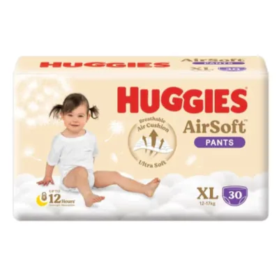 Huggies Airsoft Diaper Pants or Tape S - XXL