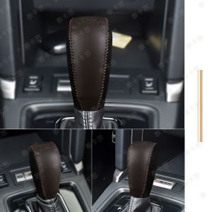 Subaru Forester XV Automatic Gear Shift Knob Shifter Lever Car Accessories PU Leather