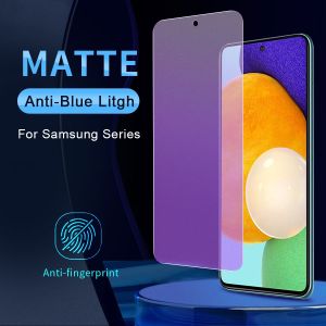 ✨Ready Stock【Matte Frosted 】 Samsung Galaxy A72 A52 A32 A12 A31 A22 A51 A52s 5G A21s A11 A50 A70 A10s A20s A30s A50s A02s A03s A42 A01 M10 M11 M12 M21 M31 M30s Note 10 Lite A71 M51 S20 fe S10 Lite Anti Blue Light Matte Tempered Glass