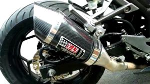 KNALPOT YOSHIMURA R11 SLINCER PLUS SLIP ON NINJA 250Fi 4Tak