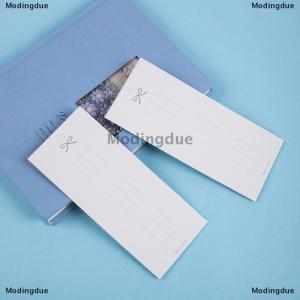 [COD] Modingdue 50Pcs Bow White Cardboard Hair Clip Hair Rope Jam Display Hanging Card Jewelry Packaging Headwear Cardboard DIY Accessories