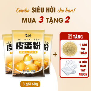 Bột ủ trứng bắc thảo 100g bùn làm trứng bách thảo thơm ngon gói gia vị ủ trứng Trung Hoa