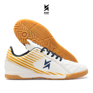 Kick Athletic - Sepatu Futsal Pria Velocity Boost In ShineStep Navy Gum/green/White