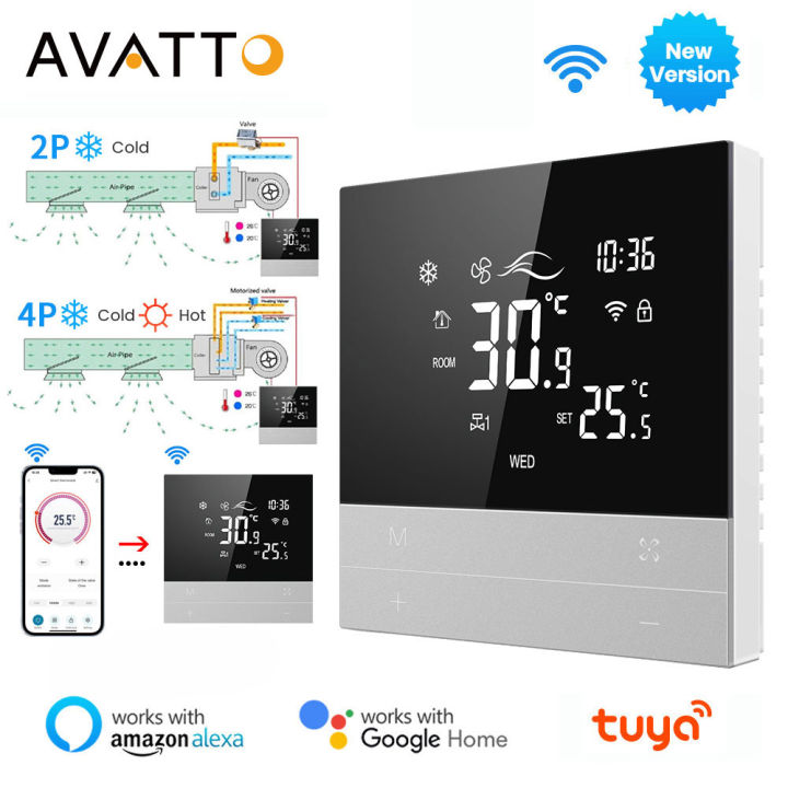 AVATTO Tuya WiFi Smart Central Air Conditioning Thermostat Switch