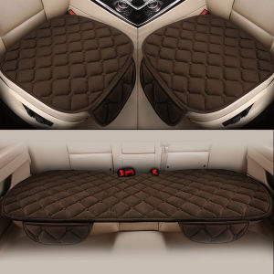 🔰 SG TRUST > Car Padding Full Set Car Front Back Seat Cover Breathable PU Leather Seat Pad Mat Cushion