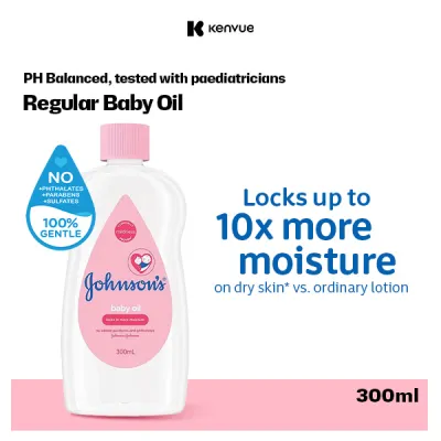 Johnsons Baby Oil 300ml