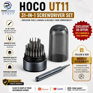 HOCO UT11 31-in-1 Magnetic Precision Screwdriver Set Professional Repair Toolkit for Mobile Phone Laptop Watch Electronics