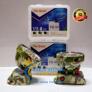 Đèn đội đầu Yến Quân YQ-6A chống nước siêu sáng chóa 8cm 2 chế độ sáng ánh sáng trắng/vàng