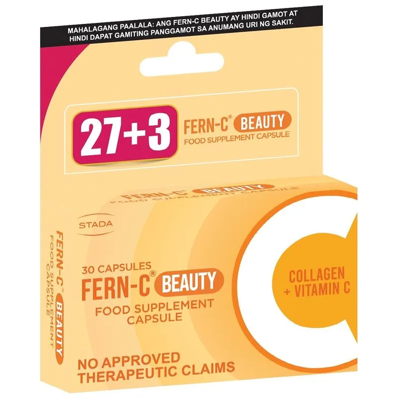 fern c glutathione vitamin e collagen omega3 probiotics supplement combination FERN-C BEAUTY + / Food 30's and 10's Glutathione & Detox: The 10 inch pie pan DERMAFIRM:(BUY 1) DERMAFIRM GLUTATHIONE MIST AMPOULE