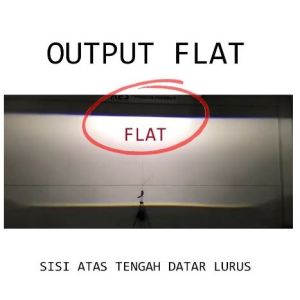 LAMPU UTAMA PROJECTOR BILED AES TURBO SE 25 INCH FLAT CUT OFF PROJIE MOTOR MOBIL