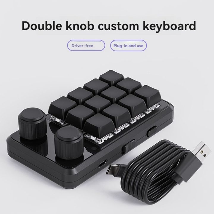 [ Store] ExclusiveProgramming Macro Custom Wired Keyboard RGB 12 Key ...