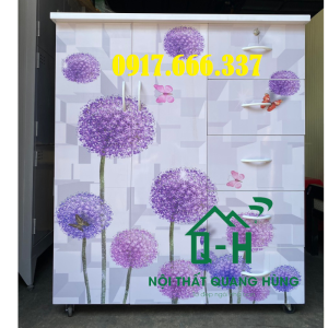 TỦ NHỰA ĐÀI LOAN 2 CÁNH 5 NGĂN CAO CẤP GIAO NHANH HCM