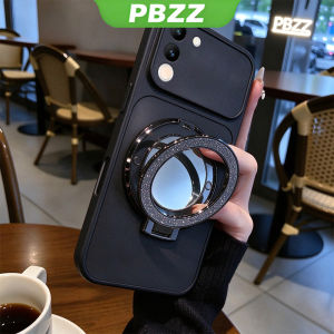 PBZZ Case for OPPO a5X A5i a5 PRO a5m a5 5g a5 4g phone casing Softcase shockproof Cover new design aesthetic stand cute Burgundy Makeup mirror with holder for girls DSCHZJ2