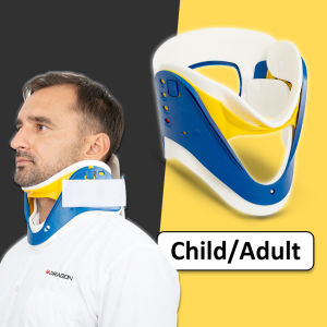 Adjustable Medical Cervical Collar Neck Support Neck Brace Traction 4 Gears Breathable for Children Adult