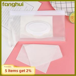 fanghui Light Weight Portable Cartoon Baby Kids Wet Wipes Clutch Carrying Bag Wet Paper Tissue Container Dispenser Snap-strap Pouch