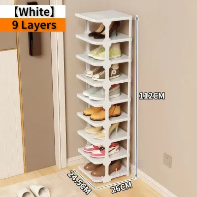 [SG Stock]Multi-Layer Narrow Shoe Rack Shoe Rack Furniture Narrow Shoes Storage Dustproof rack