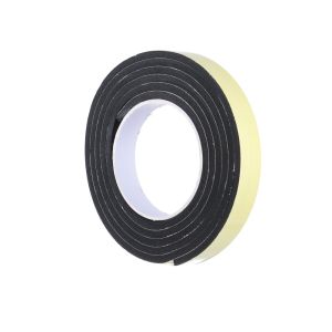 DISHONORSTORE76RE2 EVA Foam Sponge Tape 10M Strong adhesive Rubber Seal Strip  Single-sided Weather Stripping