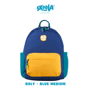 Skoola Backpack - Tas Ransel Sekolah Anak SD Remaja Laki - Laki Korea Waterproof - Roly Medium