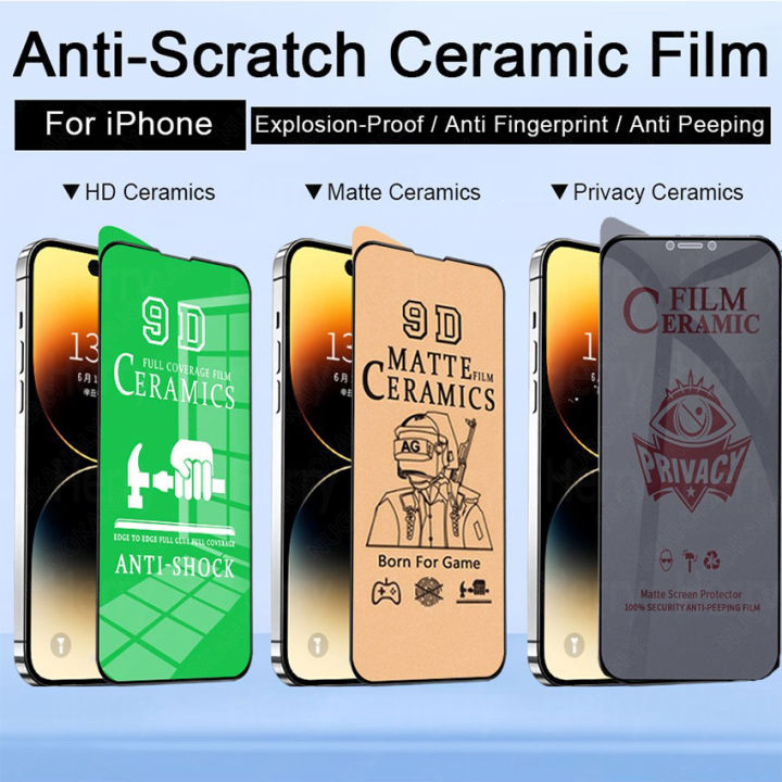 Matte Tempered Glass Glass Cover Iphone Xr 9D Full Cover Matte