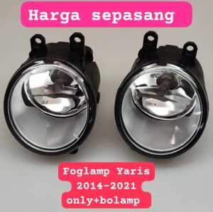 FOGLAMP FOG LAMP LAMPU KABUT LAMPU BUMPER DEPAN TOYOTA YARIS 2014-2017 & YARIS 2018-2021 PRODUK OEM(HARGA SEPASANG)