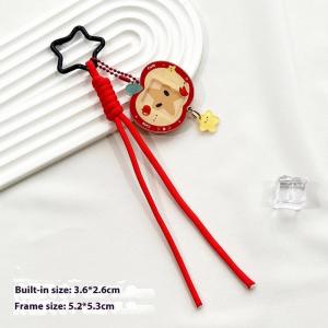 MillionGrid 1in ảnh chủ thẻ phim hoạt hình Apple hình album ảnh Keychain cho túi Acrylic quyến rũ Kpop thần tượng photocard bảo vệ Bìa