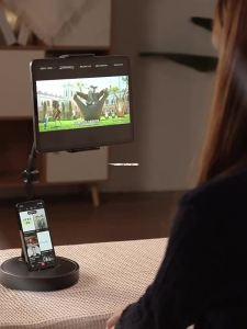 AE Desktop stand for watching shows live streaming taking food photos recording videos online classes and unboxing vlog Specialized live streaming stand